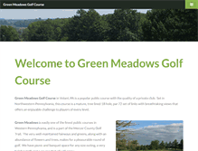 Tablet Screenshot of golfgreenmeadows.com